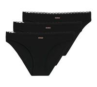 Hugo 50566738 Red Panties 3 Units Black XS Woman