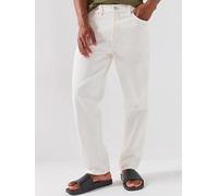 HUGO 838 Loose Fit Jeans, Off White, Size 38R, Men Off White