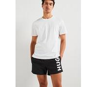 HUGO Abas Swim Shorts - Black, Black, Size L, Men Black