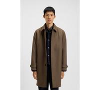 HUGO All-gender car coat in a wool blend - Style Maver2542, 50549788 Dark Brown M