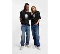 HUGO All-gender cotton-jersey T-shirt with graphic print - Style Nedirix, 50549162 Black L