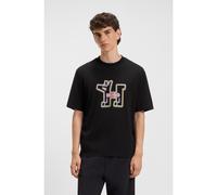 HUGO All-gender cotton-jersey T-shirt with graphic print - Style Nedirix, 50549162 Black XS