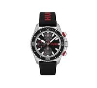 HUGO Analogue Multifunction Quartz Watch for Men #Dive Collection with Black Silicone Bracelet - 1530427