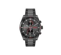 HUGO Analogue Multifunction Quartz Watch for Men #Fast Collection with Black Stainless Steel Bracelet - 1530374