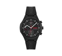 Hugo Analogue Multifunction Quartz Watch for Men #LIT Multi Collection with Black or White Silicone Bracelet