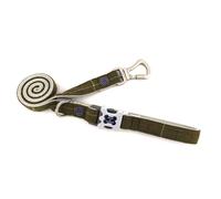 Hugo and Hudson Tweed Dog Lead - Dark Green Check - Medium/Large
