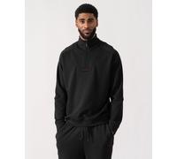 HUGO Atlas Half Zip Loungewear Top - Black 001