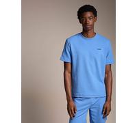 Hugo Austin Embroidered Logo Pyjama T-Shirt Blue