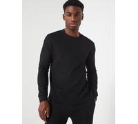 HUGO Austin Regular Fit Waffle Long Sleeve Loungewear T-Shirt, Black, Size S, Men Black