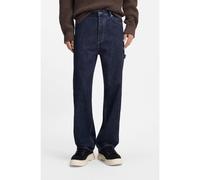 HUGO Baggy-fit jeans in dark-blue denim - Style carpenter/4, 50553473 Dark Blue 33/32