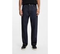 HUGO Baggy-fit jeans in dark-blue rinse-washed denim - Style Nate, 50568006 Dark Blue 33/32