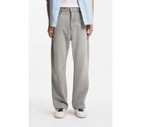 HUGO Baggy-fit jeans in grey stonewashed denim - Style Nate, 50561716 Light Grey 38/32