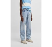 HUGO Baggy-fit jeans in heavyweight cotton denim - Style Nate, 50511893 Light Blue 33/30