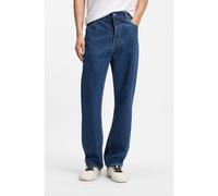 HUGO Baggy-fit jeans in vintage-blue denim - Style Nate, 50556065 Dark Blue 34/32