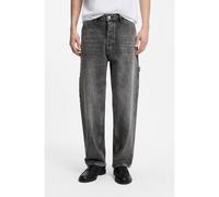HUGO Baggy-fit jeans with carpenter details - Style Carpenter/1, 50563335 Grey 36/32