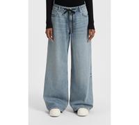 HUGO Baggy-fit jeans with drawcord and Happy HUGO logo - Style Gobana_B, 50546341 Light Blue 25/32