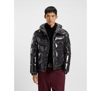 Hugo Baro Gloss Hooded Jacket Glossy Black - XS