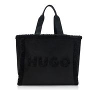 HUGO Becky Teddy Tote Bag, Black Jade, M