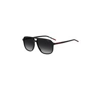 HUGO Black-acetate sunglasses with double bridge - Style HG 1398/S807589O, 58610282 Black pcs.