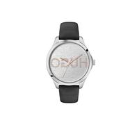 HUGO Black 'Fearless' Analogue Leather Strap Watch 1540045