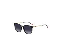 HUGO Black sunglasses with gold-tone temples - Style HG 1292/SOIT519O, 58127213 Black pcs.