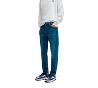 HUGO Tapered-fit jeans in mid-blue stretch denim - Style Brody, 50511506 Blue 29/32