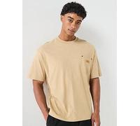 HUGO Blue Nevado Loose Fit T-Shirt, Brown, Size M, Men Brown