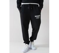 HUGO Blue Nevez Loose International Logo Joggers, Black, Size 2Xl, Men Black