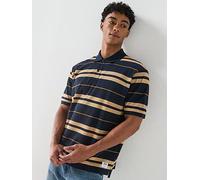 Hugo Nivarsolo 10280794 Blue Short Sleeve Polo Black S Men