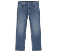 HUGO Regular-fit Jeans in Mid-Blue Stonewashed Cotton Denim