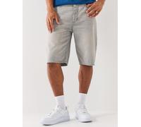 HUGO Blue Skate Straight Fit Denim Shorts, Grey, Size 30, Men Grey