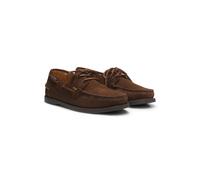 HUGO Boat shoes in mixed suedes - Style Darcy_boat_hrysd, 50568851 Brown 10