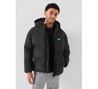 HUGO Bodo2541 Relaxed Fit Outerwear, Black, Size 2Xl, Men Black