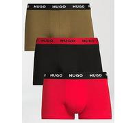HUGO Bodywear 3 Pack Triplet Logo Trunks - Assorted, Assorted, Size S, Men Assorted