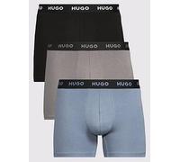 HUGO Bodywear 3 Pack Triplet Metalic Waistband Boxer, Assorted, Size Xl, Men Assorted
