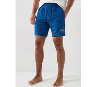 HUGO Bodywear Laze Loungewear Shorts, Blue, Size M, Men Blue