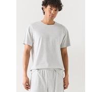 HUGO Bodywear Laze Relaxed Fit Loungewear T-Shirt, Grey, Size L, Men Grey