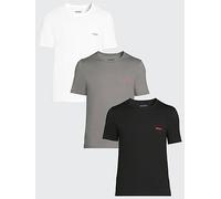 HUGO Bodywear Regular Fit 3 Pack T-Shirts, Assorted, Size 2Xl, Men Assorted