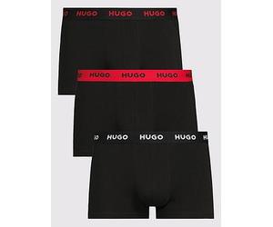 HUGO Bodywear Triplet 3 Pack Trunks, Black, Size Xl, Men Black