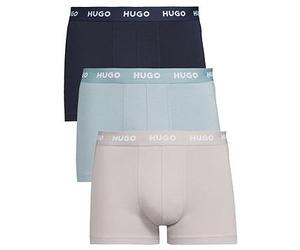 HUGO Bodywear Triplet 3 Pack Trunks, Blue, Size M, Men Blue