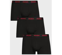 HUGO Bodywear Triplet 3 Pack Trunks, Multi, Size M, Men Print