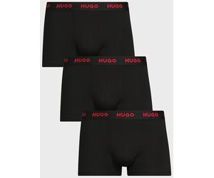 HUGO Bodywear Triplet 3 Pack Trunks, Multi, Size S, Men Print