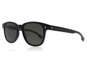 Hugo Boss 0956/S 807 51 IR Sunglasses Black Grey Blue Shades 2 Year Guarantee
