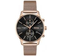 Hugo Boss 1513808 Integrity Black Dial Mesh Bracelet Watch for Men