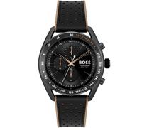 Hugo Boss BOSS Centre Court 1514022 Men's Chronograph Watch - 44mm Black Dial Leather Strap