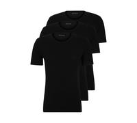 Hugo Boss 3 Pack T Shirts Mens Black Classic Crew Neck Size M L XL XXL