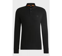 Hugo Boss 7704 Passerby Cotton Pique Long Sleeve Polo Top