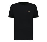 Hugo Boss Active Gold Logo-Print T-Shirt Black
