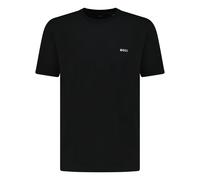 BOSS Stretch-cotton T-shirt with contrast logo - Style Tee, 50506373 Black XS
