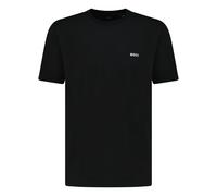 BOSS Mens Tee Stretch-Cotton Regular-fit T-Shirt with Contrast Logo